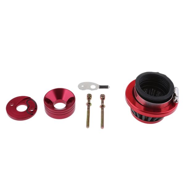 

performance 45mm air filter+adapter stack for 23 33 43 49 cc scooters