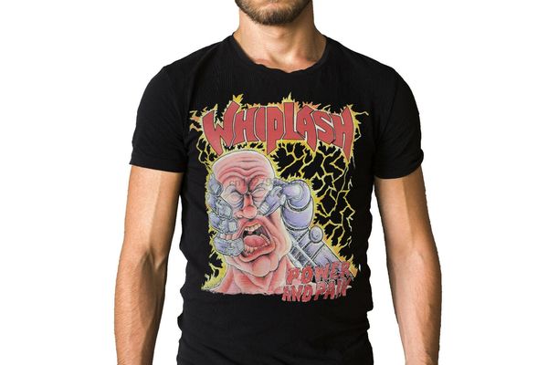 

whiplash сила и боль 1986 обложка альбома t-shirt