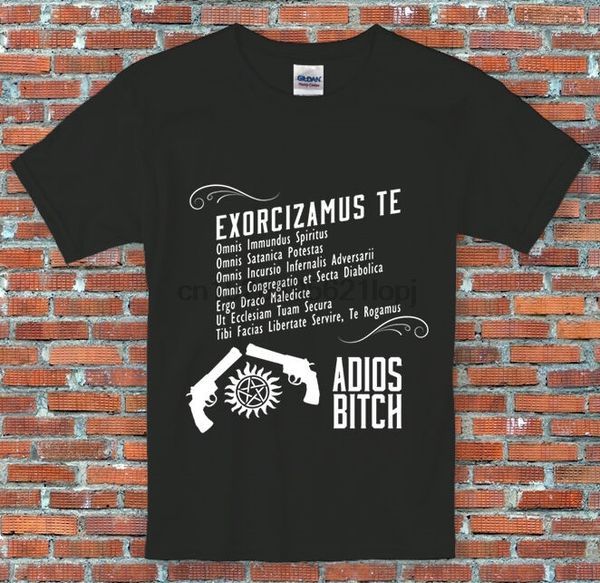 

exorcizamus te adios bitch supernatural inspired t shirt s m l xl 2xl