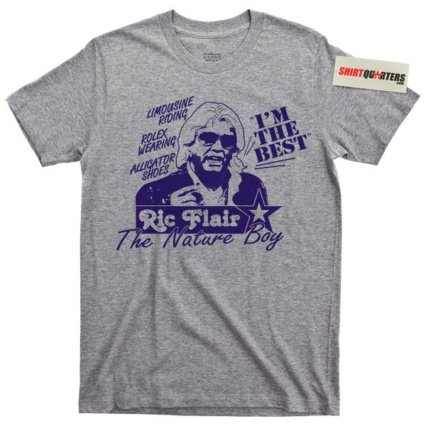 

ric flair капельного wrestlemania профессионального мир реслинг рестлер тенниска