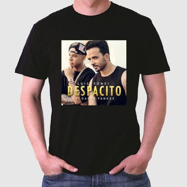 

luis fonsi despacito latin pop singer men's black t-shirt size s to 3xl