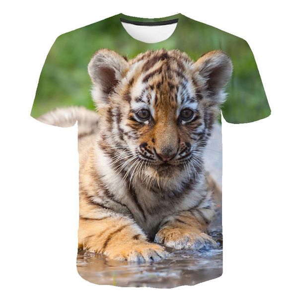 

3d new tiger animal 3d print shirts humor aesthetic hippie men clothing