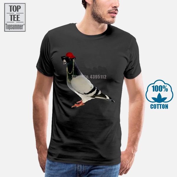 

cool dj pigeons hipster t shirt for teenage men 2018 new 3d digital print leisure t shirt animal birds popular tee shirts