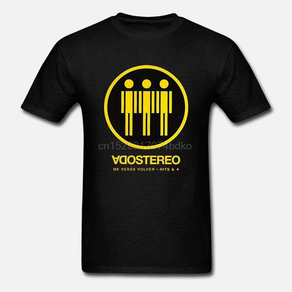 

soda stereo logo mens t-shirt size s to 2xl