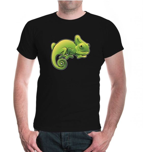 

2018 kurzarm t-shirt regenbogenechse