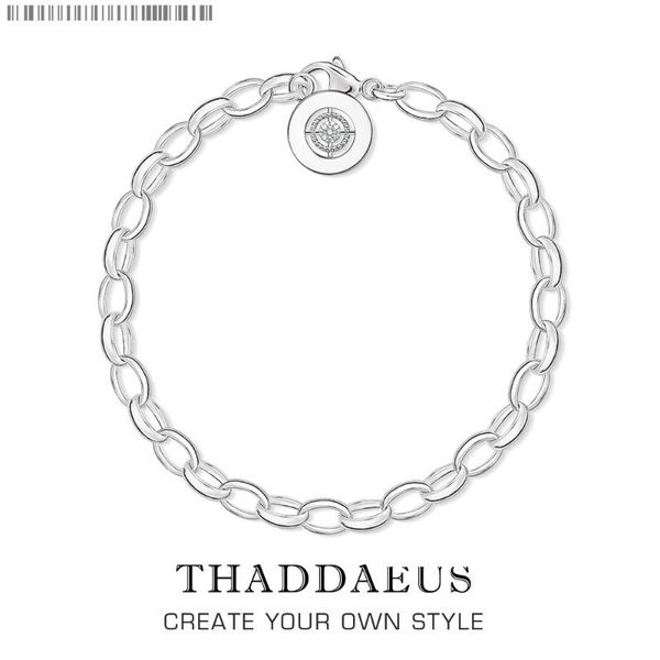 

cross link chain charm bracelets,2020 925 sterling sliver trendy gift for women, style jewelry,fashion accessorie club, Black