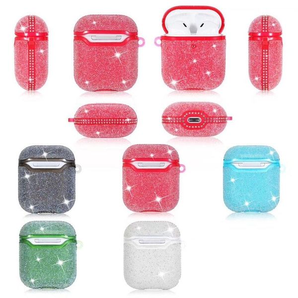 

for airpods pro case luxury earphone case star diamond bling for air pods charging box protective cover for airpods cases cover