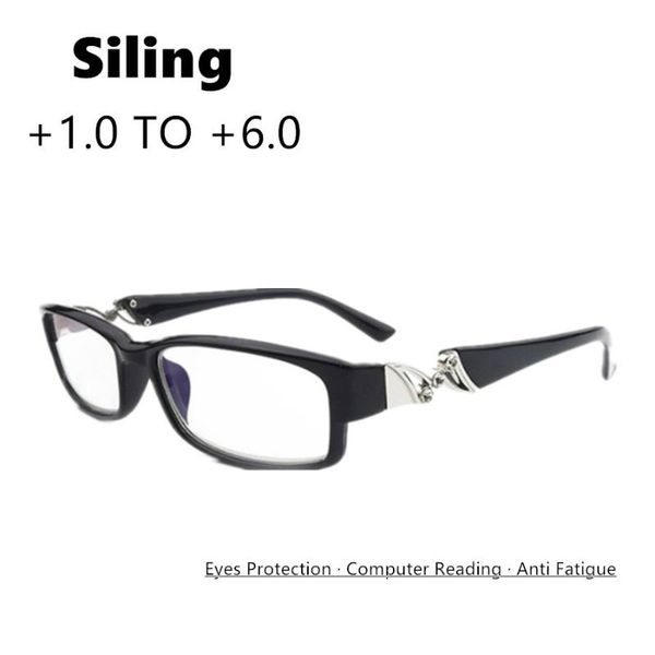 

sunglasses fashion reading glasses men women full frame eyeglasses hd anti-fatigue presbyopia resin lens magnifier eyewear, White;black