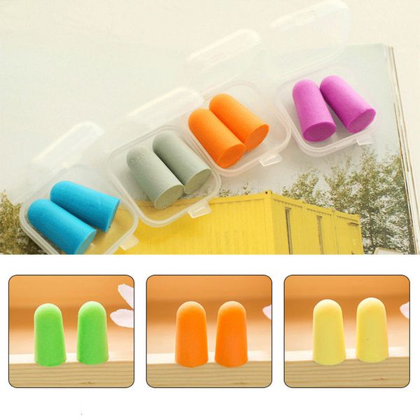 

5 pairs of sponge anti-noise earplugs for sleeping break banquet small gifts