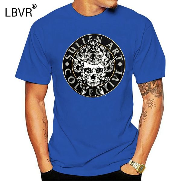 

sullen art collective ocs badge skull tattoo artist black t-shirt s-3xl uk tee shirt style
