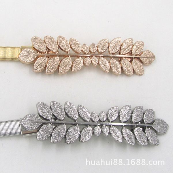 

multi-leaf multi-piecespring belt fashion clothing metal multi-leaf metal accessories multi-pieceaccessoriesspring women's belt fashion, Black;brown
