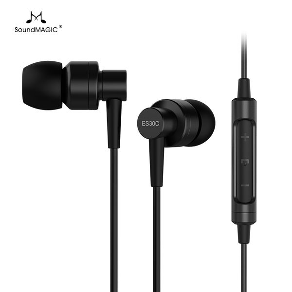 

soundmagic es30c in-ear earphones with microphone remote control hifi sound wired stereo noise isolation headset earbud android