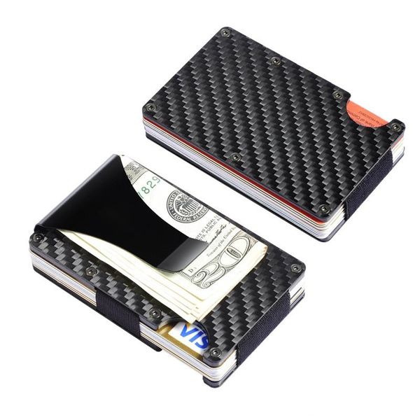 

new arrival mens money clip aluminum rfid mini purse handbag credit card holders business slim wholesale smail traver travel wallet