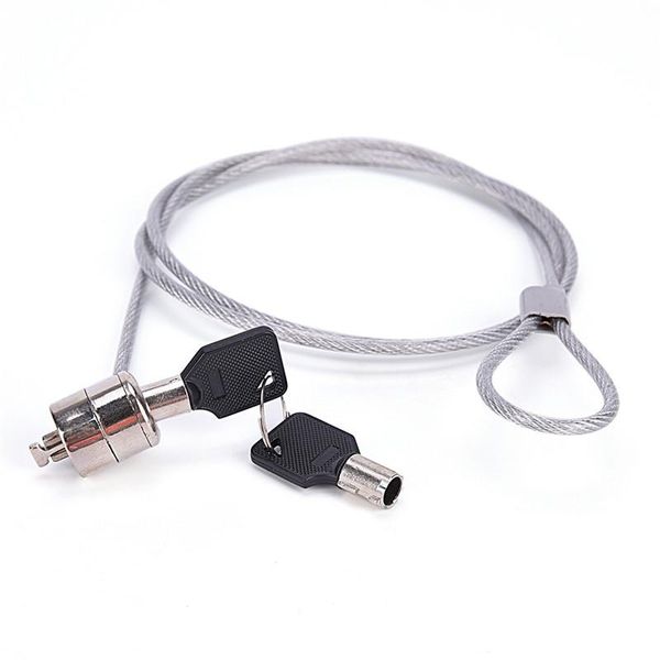 

1.2m anti-theft office notebook lappc computer desk key security lock chain cable new hot