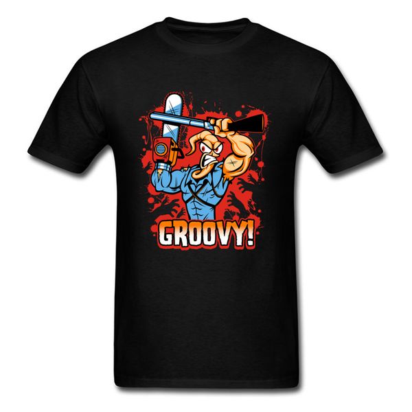 

earthworm ash футболка groovy мультфильм футболка мужчины tshirts хлопок одежда черный топы сумасшедшая hipster тройники смешные убийцы