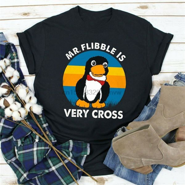 

mr. flibble is very cross red dwarf t shirt black cotton ladies s-3xl us stock loose fit tee shirt