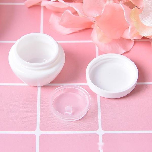 

mushroom refillable bottles plastic empty makeup jar pot travel face cream/lotion/cosmetic container