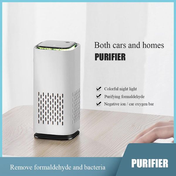 

50pcs ozone generator deodorizer air purifier usb fridge purifier w nightlight portable air space clear odor for office car room