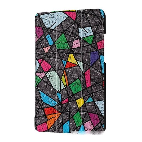 

tablets & e-books case for lenovo tab 4 8 tb-8504f/8504n cover slim painted flip stand pu leather case for lenovo