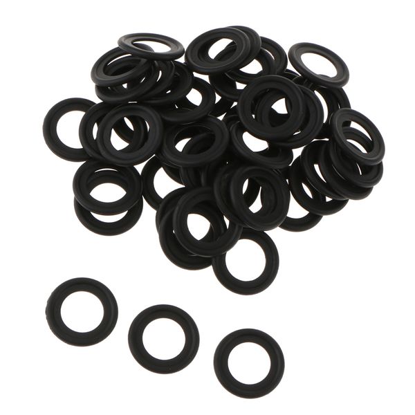 

50pcs m14 rubber слива масла измельчите шайбы прокладки для форд f5tz-6734-ba