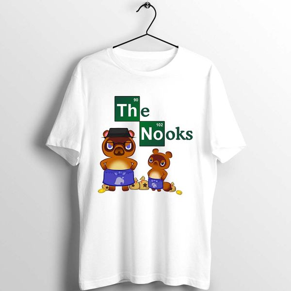 

unix t shirt мужчины женщина tom nook укромных енот тануки animal crossing печатный арт картина tee