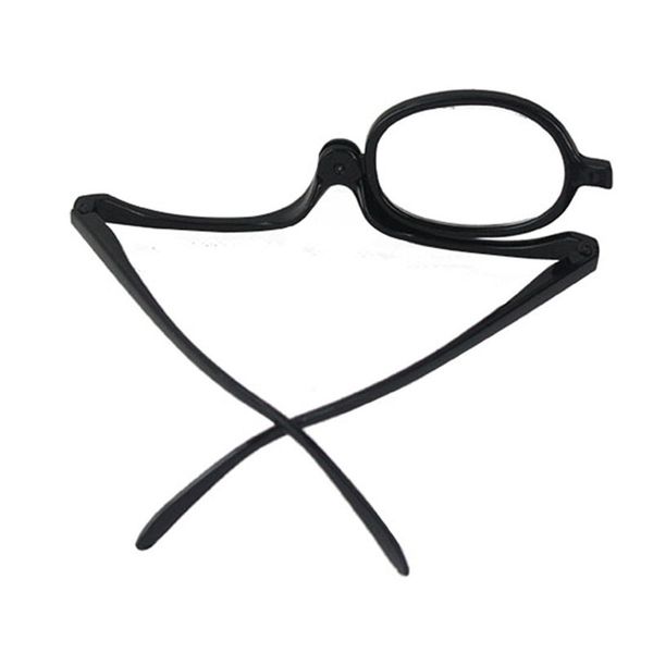 

sunglasses 2021 rotatable fold reading glasses single frame middle aged women's unilateral +200 +250 +300 +350 +400 prescription gl, White;black