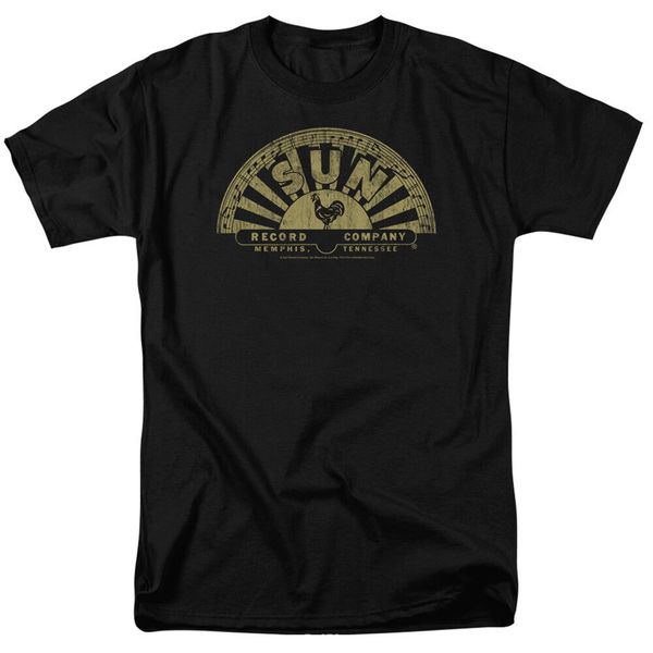 

sun records tattered logo licensed t-shirt all sizes outdoor wear tee shirt