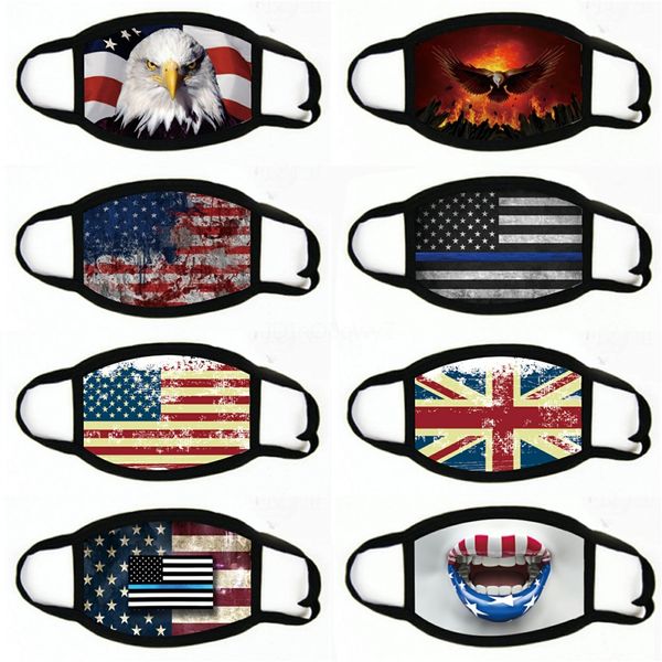 

face mask usa flag magic scarves outdoor sports cycling headband turban headscarf fashion bandanas#825, Black