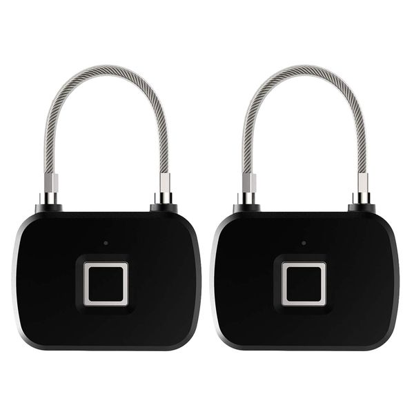 

смарт отпечатков пальцев замок противоугонная keyless безопасности padlock usb