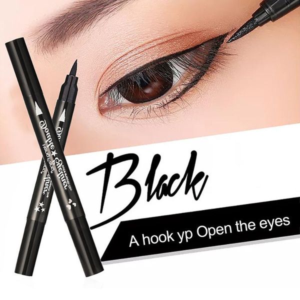 

eyeliner 4 styles black liquid pencil waterproof double head stamp tattoo pen makeup tools
