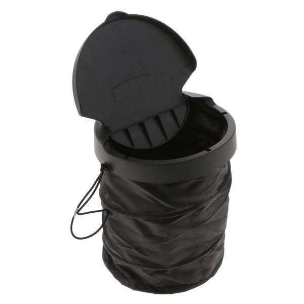 

folding car trash can garbage bin container pop-up car trash bag