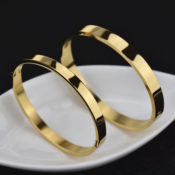 

2020Bracelet Bangle Titanium Steel stainless steel silver rose gold Woman man bangle bracelet Women Men Screw Bracelet Couple Jewelry