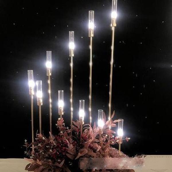 

metal candlesticks flower vases candle holders wedding table centerpieces candelabra pillar stands party decor road lead eea484-a