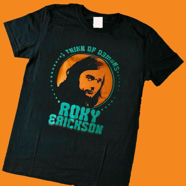 

vintage t shirt roky erickson i think of demons size s-2xl reprint