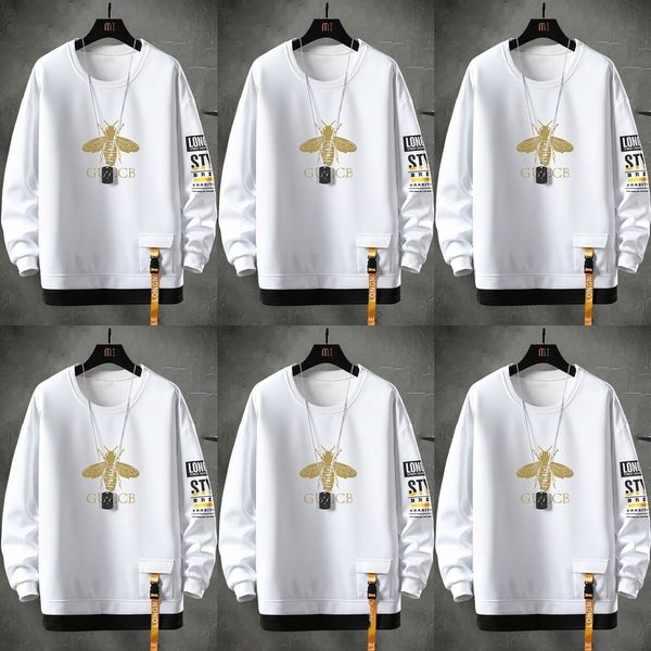 

2020 spring new bee youth leisure sports for men 2020 spring new bee youth leisure sports pulloversweater pullover pullover sweater for men, Black