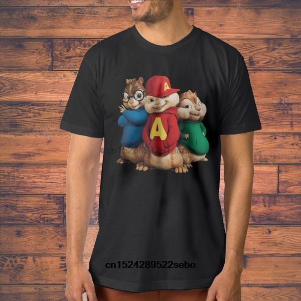 

мужчины animated комедия alvin and the chipmunks рубашка женщин t