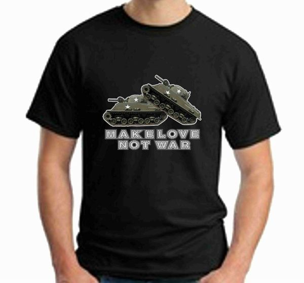 

make love not war t shirt men tee heart valentines day funny gift tank new men fashion men brand fitness slim fit t shirt