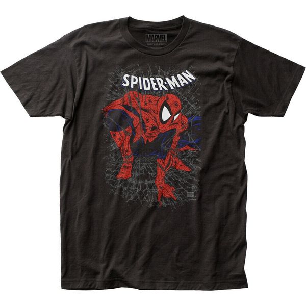 

spider man verwirrt web enganliegend jersey t shirt unisex