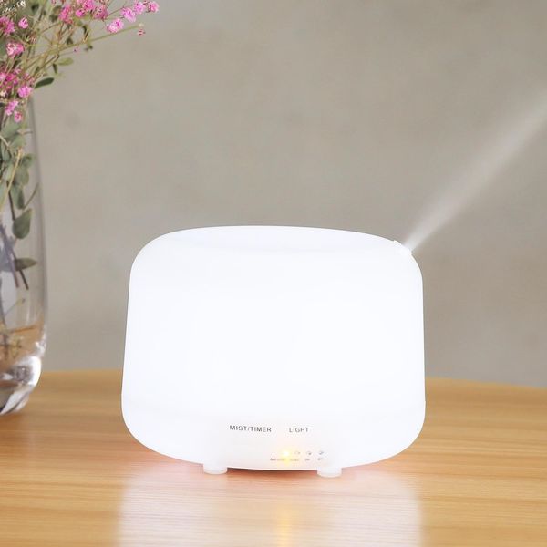 

2020 new style non-printed 300ml aroma diffuser home mute bedroom small deskportable seven color humidifier