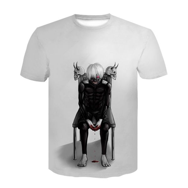 

anime angel tokyo ghoul ken kaneki print 3d hipster new 3d print shirts funny hippie aesthetic men clothing