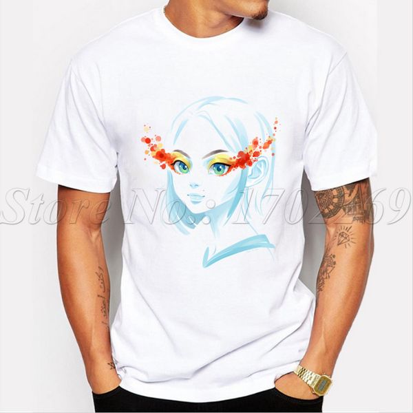 

2019 men's fashion glance printed t-shirt summer cool fashion tees