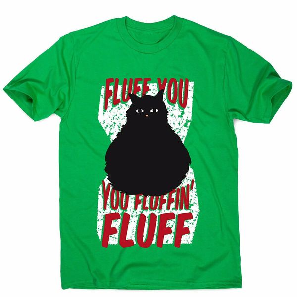 

пушистый - мужская смешной премиум t-shirt big tall tee shirt