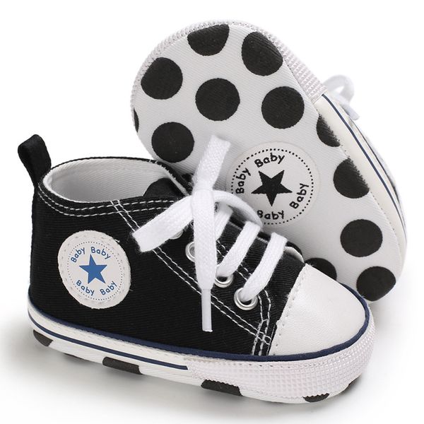 

classic casual canvas baby shoes newborn sports sneakers first walkers kids booties children moccasins