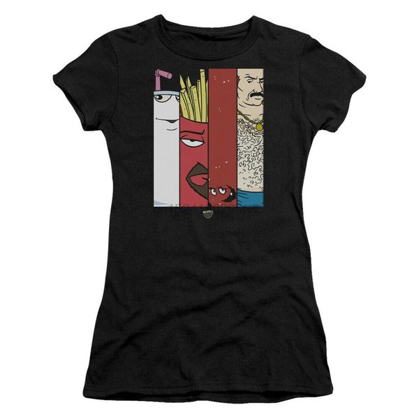 

aqua teen hunger force group tiles 2 junior t-shirt
