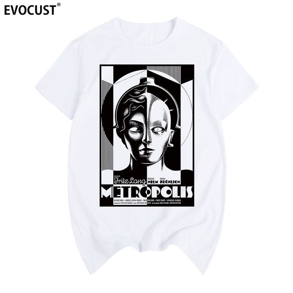 

metropolis футболка хлопка мужчина футболка новых tee tshirt для женщин унисекса моды