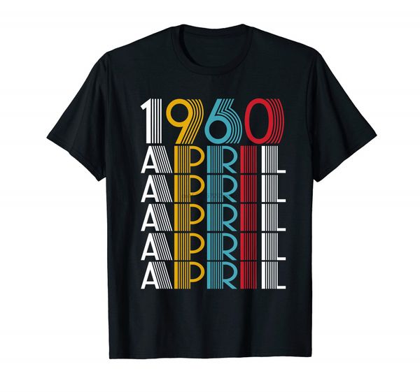 

april 1960 retro classic vintage t-shirt 59th birthday gift