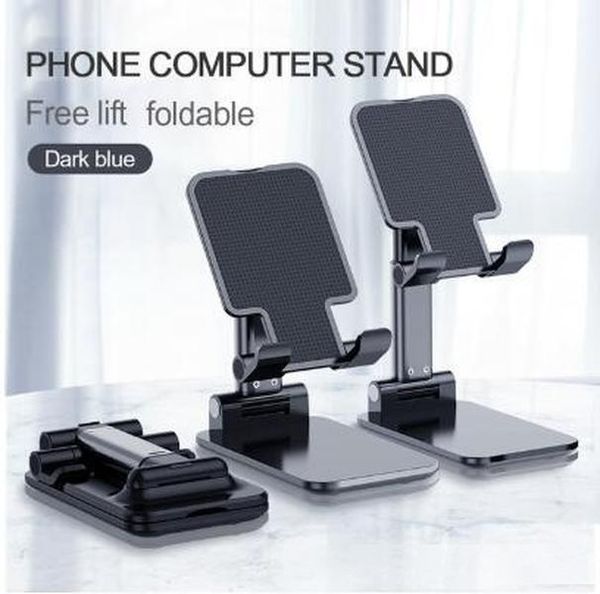

metal desktablet holder table cell foldable extend support desk mobile phone holder stand for iphone 12 ipad adjustable
