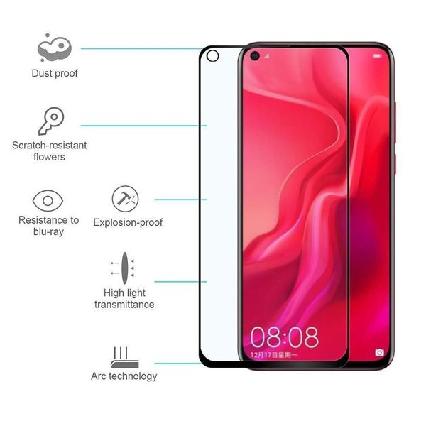 

complete cover of 9h temperate glass screen protector for huawei honor 20 pro 20i 10 10i 9i 9n v9 9x9 lite film a