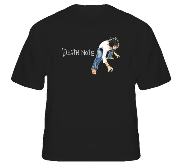 

100% cotton print mens summer death note japanese anime t shirt tee shirt