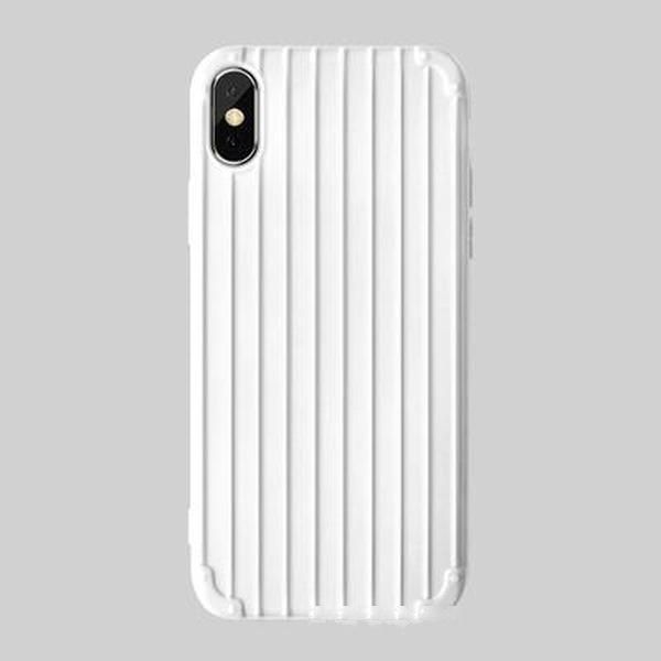 

curved designer iphone xr phone case material solid color new tpu soft curved luggage for iphone 11 pro mobile rotective wholesale